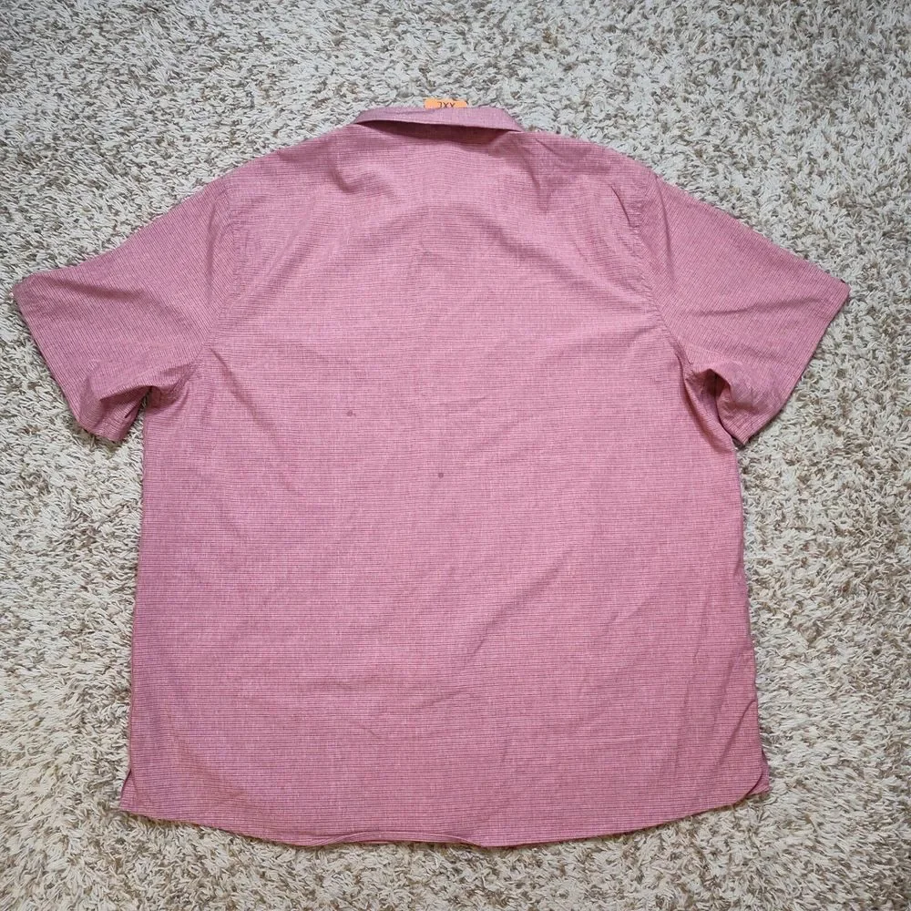 Avalanche Stretch Red Men Sz XXL Short‎ Sleeve Button Up Outdoor Supply Co